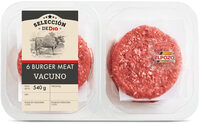 Burger meat vacuno