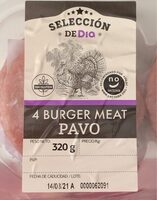 Burger Meat Pavo