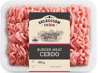 Burger meat cerdo