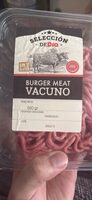Preparado de carne picada de vacuno
