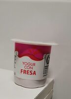 Yogur con fresa
