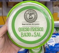 Queso fresco bajo en sal