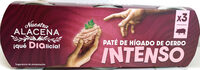 Paté de hígado de cerdo intenso