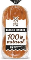 Pan de hamburguesa Brioche