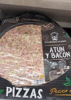 Pizza atún y bacon