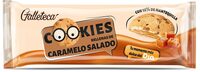 Galletas rellenas de caramelo salado