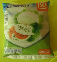Mozzarella (18% MG) - 440 g - Dia