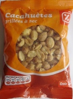 Cacahuètes grillées à sec