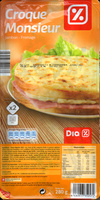 Croque monsieur jambon-fromage