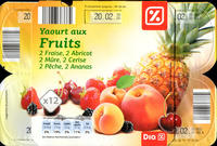 Yaourts aux Fruits (12 pots)