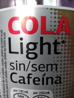 Cola light sin cafeína