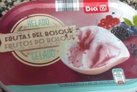 Helado frutas del bosque