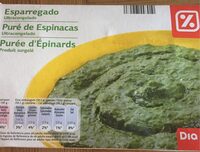 Purée d'epinard