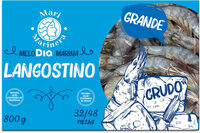 Langostino crudo grande 32/48 piezas