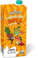 Leche y fruta (sin grasas)