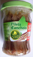 Filets d'anchois à l'huile d'olive