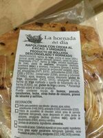Napolitana con crema al cacao
