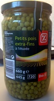 Petits pois extra-fins à l'étuvée