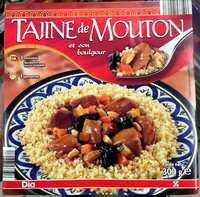 Tajine de mouton et son boulgour