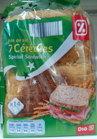 Pain de mie 7 céréales spécial sandwich