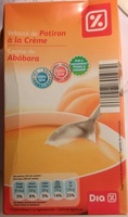 Velouté de potiron à la crème