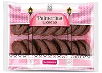 Palmeras de hojaldre al cacao