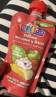 Plátano, manzana y fresa