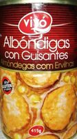 Albóndigas con guisantes