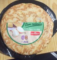 Tortilla fresca con cebolla
