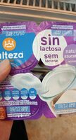 Yogurt natural sin lactosa azucarado