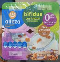 Bífidus con trozos, fibra y muesli 0.4%