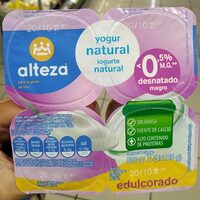 Yogur natural edulcorado