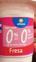 Yogur fresa 0%