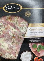 Pizza fresca caprichosa