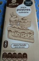 Chocolate negro para postres culinaria