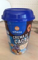 Crema de cacao con leche y avellanas