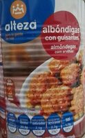 Albóndigas con guisantes
