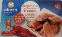 Mejillones en escabeche picantes