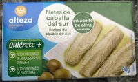Filetes de caballa del sur en aceite de oliva