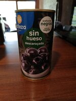 Aceituna negras sin hueso