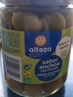 Aceitunas sabor anchoa con hueso