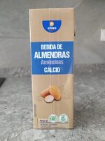 Bebida de almendras calcio