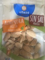 Almendra frita sin sal añadida