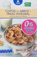 Copos de arroz y trigo integral