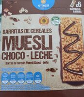 Barritas de cereales muesli choco - leche