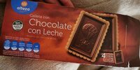 Galleta con chocolate con leche