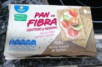 Pan de fibra centeno y sésamo
