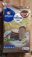 Pan tostado integral