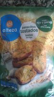 Panecillos tostados con ajo y peregil