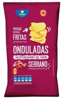 Patatas fritas onduladas serrano